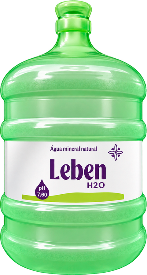 Galão 20 litros Leben H2O