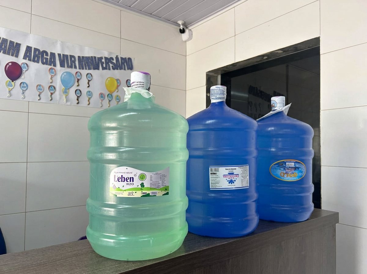 Galões 20 litros Leben H2O, Água Cristalina e Gold